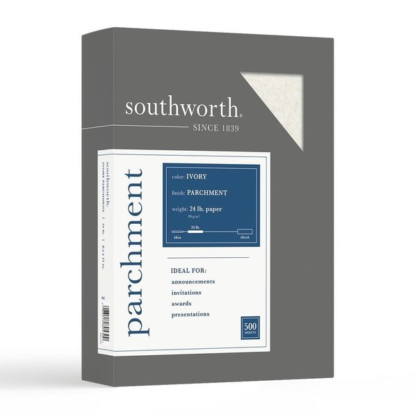 Southworth Paper, Parchment, 24#, Ivory Pk SOU984C